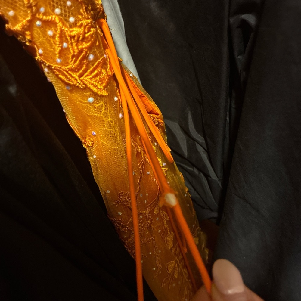 Orange Prom Dress - Picture 8 of 8